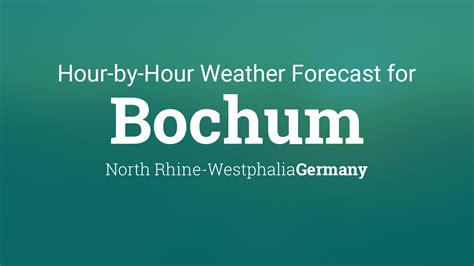 bochum weather forecast